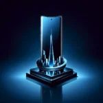 "Motorola Edge 50 Ultra smartphone showcasing its sleek design with a curved OLED display, launched globally, highlighting advanced features and modern aesthetics."