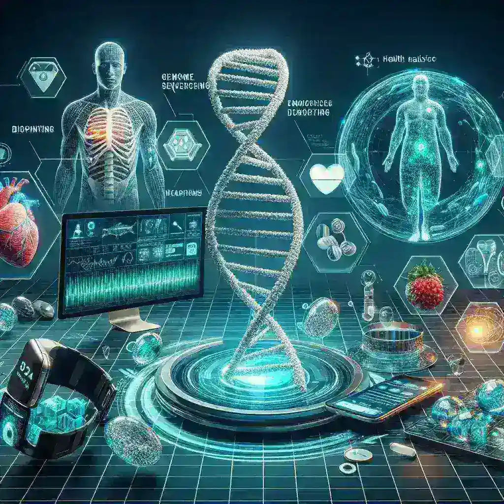 "Doctors analyzing patient data with advanced technology for personalized medicine solutions in healthcare innovation"